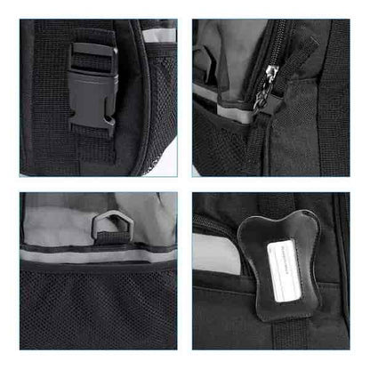 Sac de transport pour chien DogCarrierBag™ noir – solide et imperméable